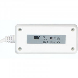 Удлинитель 2х1.5м без заземл. 10А IP20 У2 2P 250В 2х0.75 WYP10-06-02-01-N