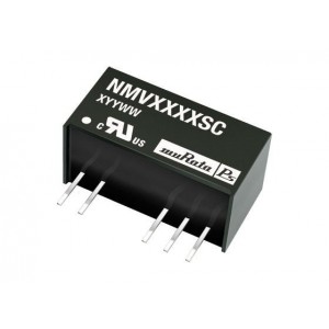 NMV1512SC, Преобразователи постоянного тока в постоянный с изоляцией 1W Dual Output 15 to +/-12V +/-42mA