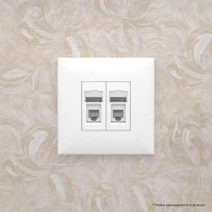 Avanti Розетка телефонная в стену двойная, 
