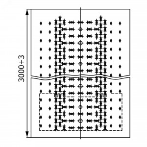 Вставка донная 200 горячеоцинкованная UDM302HDZ