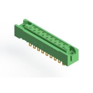 424-017-500-112, Стандартные краевые разъемы RCPT 17P .200 x .150 GOLD
