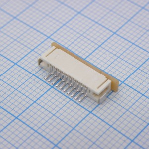 522711069, Разъем для плоского шлейфа 10 контактов 1.0мм поверхостный монтаж