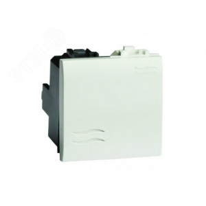 Переключатель 1-кл. 2мод. Brava 16А IP20 бел. 76012B