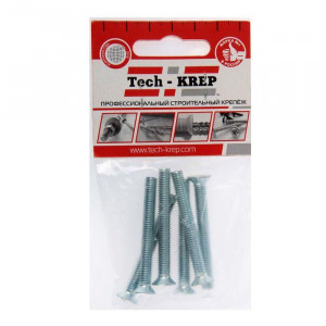 Винт DIN965 с потайной головкой М6х50 оцинк. (уп.6шт) 103004