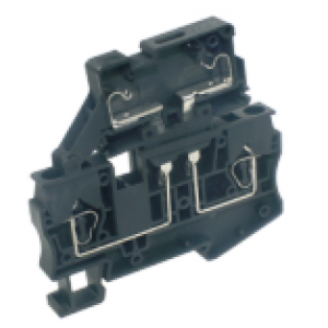 Предохранительная клемма UJ5-4RDE(6.3X32), Предохранительная клемма, тип предохранителя: 6,3x32, тип фиксации провода: пружинный, номинальное сечение: 4 мм кв., до 10A, 500V, ширина: 8,2 мм, цвет: черный, тип монтажа: DIN35