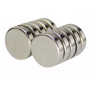 Магнит неодимовый N35H диск 15х5 мм, Сила сцепления 4.5кг.Выполнен из сплава NdFeB.Выдерживает нагрев до 120 С.Покрытие NiCuNi