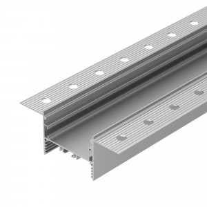 Профиль SL-LINIA45-FANTOM-2000 ANOD 027160, Алюминиевый анодированный профиль для светодиодных лент и линеек, с площадкой для размещения БП. Габаритные размеры (LхWхH): 2000x98x35 мм. Паз для установки 53х35 мм. Ширина площадки для ленты 39 мм. Экраны, заглушки и другие аксессуары приобретаются отд