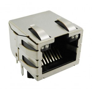 SS-60300-102, Модульные соединители / соединители Ethernet Vert Jack 5G 10G LED G/Y