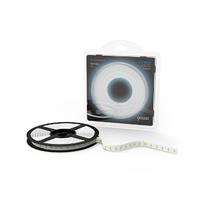 Лента LED 2835/60-SMD 4.8W 12V DC холодный белый (блистер 5м) (кр.1шт)