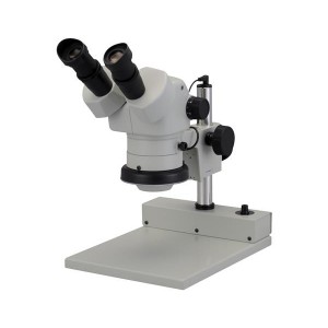 26800B-371, Слуховые и зрительные аппараты Stereo Zoom Binocular Microscope SPZ-50[6.75x to 50x]on Post Stand with Integrated LED Light
