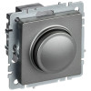 Светорегулятор СП BRITE пов-наж. 600Вт СС10-1-0-БрС сталь BR-D20-0600-K46