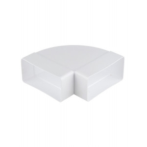 Соединительное колено горизонтальное 90 гр. для прямоугольных воздуховодов, 60х120, SQ1807-1756