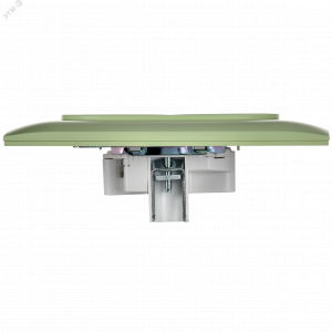 SKANDY Розетка 2-местная без заземления с защитными шторками 10А в сборе SK-R09G мятный IEK SK-R23-10-K06-F