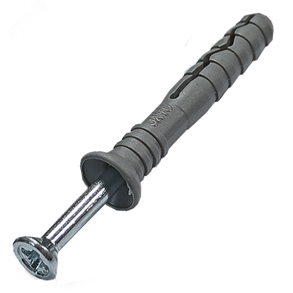 Изображение товара Дюбель-гвоздь 6х40 потайной бортик полипропилен   2000шт 312607