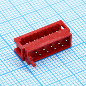 L-KLS1-204E-10-R, Соединитель микро IDC 10 контактов шаг 1.27мм угловой