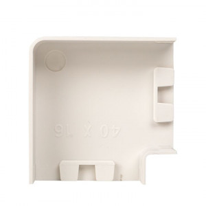 Поворот 90 гр. (40х16) (4 шт) белый EKF-Plast