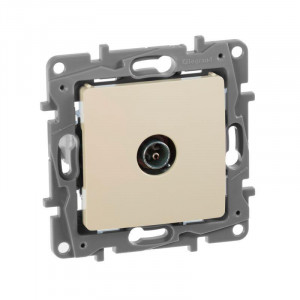 ETIKA Розетка телевизионная TV Звезда слоновая кость 672351