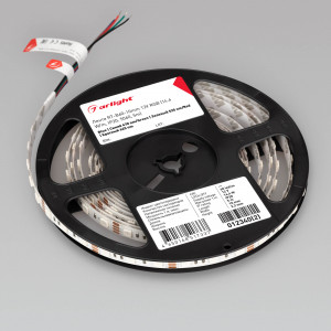 Лента RT-B60-10mm 12V RGB (14.4 W/m, IP20, 5060, 5m) 012340(2), Светодиодная лента RT-B60, открытая. Светодиоды 5060, 60 шт/м (300 шт на 5 м), белая плата, ширина 10 мм, скотч 3M. Цвет RGB, угол 120°. Питание 12V, мощность 14.4 Вт/м (72 Вт на 5 м). Размеры 5000x10x2.2 мм. Мин. отрезок 50 мм, 3 светодиода. Цена за 1 м.