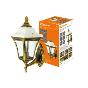 Светильник садово-парковый "Глазурь" 60 Вт, вверх, прозрачное/бронза, Е27, SQ0330-0327