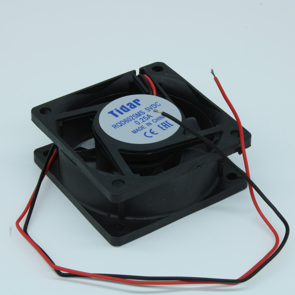 Изображение товара Вентилятор 5В 60x60x25мм RQD 6025MS с низким уровнем шума