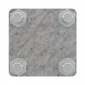 Соединитель пруток-полоса с раздел. пластиной NG3102