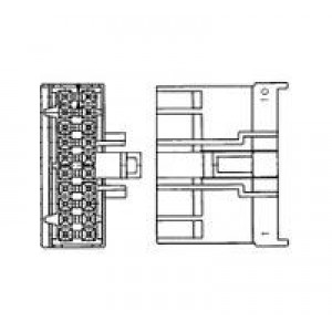 172850-2, Автомобильные разъемы DLI DOUBLE LOCK PLUG HSG 20P