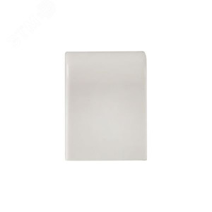 Заглушка (15х10) (4 шт) белая EKF-Plast