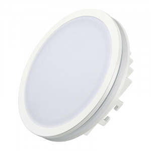 Светодиодная панель LTD-115SOL-15W Day White 020709, Круглый светильник с контурным свечением. Корпус IP44 белый + вставка поликарбонат PC. Цвет ДНЕВНОЙ БЕЛЫЙ 4000К, св.поток 1050-1200 лм, угол 120°+180°. Питание 180-240VAC, 15Вт (драйвер 400mA 26-40V в комплекте). Размеры 115х40 мм, установка в отв.105 мм,