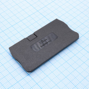 D-GP4-2-BK, Торцевая крышка, для клемм DS4-HE..., цвет: черный