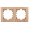 Рамка для розеток и выключателей Solo 4-502-11 на 2 поста, СУ, Solo, сосна Б0043416