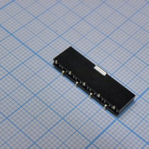 PBS-09 smd, гнездо на плату SMD (шаг 2.54 мм) 9 контактов