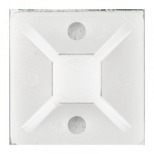 Площадка самоклеящаяся 20х20мм бел. (уп.100шт) 07-2020