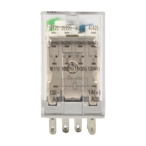 Реле промежуточное RPA 22/4 5A 24В DC AVERES rpa-22-4-24DC