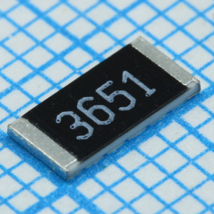 CRCW25123K65FKEG, Толстопленочный ЧИП-резистор 2512 3.65кОм ±1% 1Вт ±100ppm/°C автомобильного применения лента на катушке