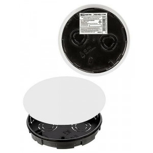 Монтажная коробка У194 СП D75х15 мм, крышка, IP20, инд. штрихкод SQ1402-1194