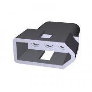 770074-1, Штыревые и гнездовые соединители PLUG W/O EAR 3P in-line