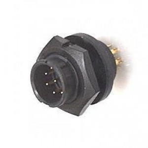 EN3P7MPX, Стандартный цилиндрический соединитель 7P MALE PANEL TYPE