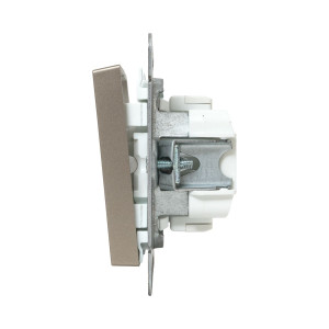 Механизм выключателя, двухклавишный, шампань Эпика EKF UP1-SWC-20