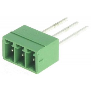 1917587, Съемные клеммные колодки 3 Pos 3.81mm pitch Through Hole Header