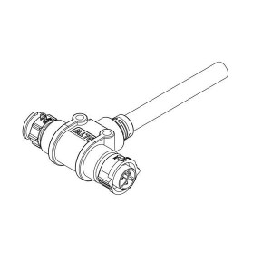AB-CC-030300-BH0-TQE01, Кабели для датчиков / Кабели для приводов X-LOK T-CABLE C SIZE 3P, L-1M 20A