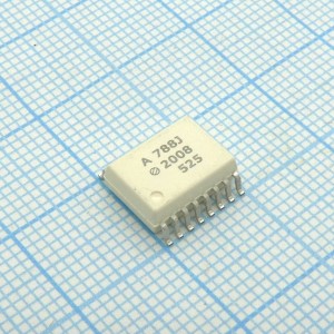 HCPL-788J-500E, Изолирующий усилитель с защитой от короткого замыкания и перегрузки, x1 20мА -40°С…+85°С