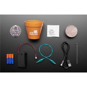 4241, Инструменты разработки многофункционального датчика 4-H Grow Your Own Clovers Kit with Circuit Playground Express - Soil Sensor Mini Kit