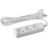 Удлинитель 3х1.5м без заземл. 10А IP20 U-3-1.5m-2х1 ПВС 2х1 Б0028354