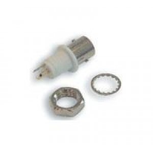 1-1337447-0, РЧ соединители / Коаксиальные соединители BNC INS BHSKT 50OHM NI SLVR PLTD