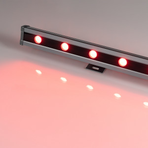 Светодиодный прожектор AR-LINE-1000L-48W-24V RGB-Day4000 (Grey, 15x45 deg, DMX512) 027282, Линейный светодиодный прожектор 