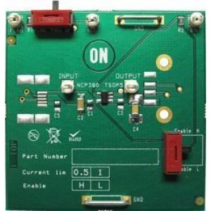 NCP380LSN05AGEVB, Средства разработки интегральных схем (ИС) управления питанием NCP380 EVAL BOARD