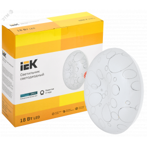 Светильник LED ДПБ 2009 18Вт IP20 4000К круг белый LDPB0-2009-18-4000-K01