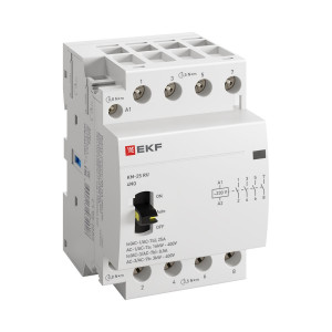 Контактор модульный КМ РУ 25А 4NO (3 мод.) PROxima km-3m-25-40