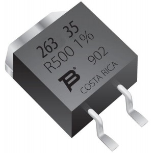 PWR263S-35-R050J, Толстопленочные резисторы – для поверхностного монтажа .05   OHM  5%  100PPM   35W
