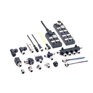 M12A-08PMMP-SF8001, Кабели для датчиков / Кабели для приводов M12 PANEL PCB CONN 8PIN M CONN M PIN